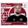 Sticker of Kasper Schmeichel Denmark DEN 4 Album Stickers Euro 2024