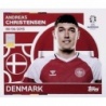 Sticker of Andreas Christensen Denmark DEN 5 Topps Euro 2024 Stickers