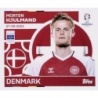 Cromos de Fútbol Morten Hjulmand Dinamarca DEN 17 Album Cromos Eurocopa 2024