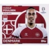 Cromos de Fútbol Yussuf Poulsen Dinamarca DEN 20 Album Topps Euro 2024