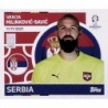 Sticker of Vanja Milinković-Savić Serbia SRB 4 Topps Euro 2024