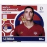 Cromos Online Nikola Milenković Serbia SRB 8 Album Cromos Eurocopa 2024