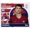 Sticker of Lazar Samardžić Serbia SRB 17 Topps Euro 2024