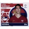 Sale Sticker Dušan Vlahović Serbia SRB 21 Album Topps Euro 2024