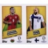 Sale Sticker Wales - Finland WAL SP - FIN SP Topps Euro 2024
