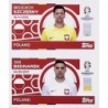 Compra Online Szczęsny - Bednarek  Polonia POL 2 - 3 Album Cromos Eurocopa 2024