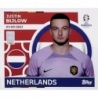 Sticker of Justin Bijlow Netherlands NED 4 Topps Euro 2024