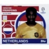 Sticker of Jeremie Frimpong Netherlands NED 5 Topps Euro 2024 Stickers