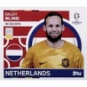 Sale Online Daley Blind Netherlands NED 10 Topps Euro 2024