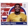 Buy Sticker Steven Bergwijn Netherlands NED 20 Topps Euro 2024 Stickers