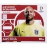 Cromos de Fútbol Alexander Schlager Austria AUT 4 Album Cromos Eurocopa 2024