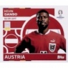 Sticker of Kevin Danso Austria AUT 9 Album Topps Euro 2024