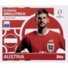 Sale Online Florian Grillitsch Austria AUT 12 Topps Euro 2024 Sticker Album