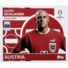 Sticker of Xaver Schlager Austria AUT 13 Topps Euro 2024