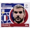 Sticker of Theo Hernández France FRA 12 Topps Euro 2024 Sticker Album