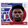 Sticker of Aurélien Tchouameni France FRA 14 Topps Euro 2024 Cromos