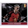 Sticker of Leandro Trossard Top XI Belgium BEL TOP 2 Topps Euro 2024