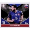 Sticker of Dávid Hancko Top XI Slovakia SVK TOP 1 Topps Euro 2024 Stickers