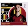 Sticker of Zeno Debast Belgium BEL 9 Topps Euro 2024