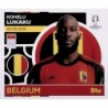 Sticker of Romelu Lukaku Belgium BEL 19 Topps Euro 2024 Stickers