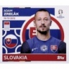 Sticker of Adam Zreľák Slovakia SVK 18 Topps Euro 2024 Stickers