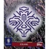 Sticker of Emblem Iceland ICE 1 Stickers Euro 2024