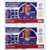 Sale Sticker Kristján - Lunddal Iceland ICE 4 - 5 Album Topps Euro 2024