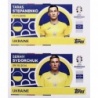 Sticker of Stepanenko - Sydorchuk Ukraine UKR 10 - 11 Topps Euro 2024 Sticker Album