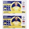 Sticker of Tsygankov - Yarmolenko Ukraine UKR 12 - 13 Topps Euro 2024 Stickers