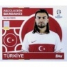 Offer Online Abdülkerim Bardakci Turkey TUR 8 Topps Euro 2024 Stickers