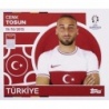 Sticker of Cenk Tosun Turkey TUR 19 Topps Euro 2024 Stickers