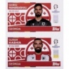 Sale Online Mamardashvili - Kashia Georgia GEO 2 - GEO 3 Stickers Euro 2024