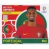 Sticker of Nélson Semedo Portugal POR 5 Topps Euro 2024