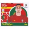 Sticker of Diogo Dalot Portugal POR 9 Topps Euro 2024