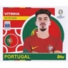 Sticker of Vitinha Portugal POR 16 Album Topps Euro 2024