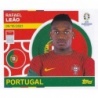 Sticker of Rafael Leão Portugal POR 21 Topps Euro 2024