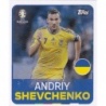 Sticker of Andrej Shevchenko EURO Legends Ukraine LEG 5 Topps Euro 2024