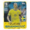 Cromos de Fútbol Zlatan Ibrahimović EURO Legends Suecia LEG 10 Cromos Eurocopa 2024