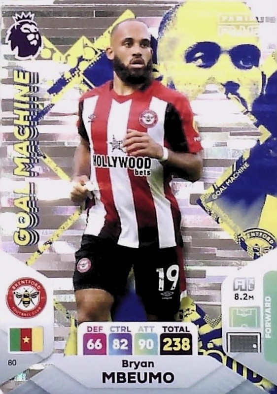Offer Soccer Cards Bryan Mbeumo Goal Machine Brentford Premier