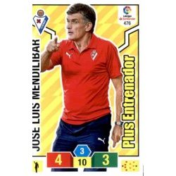 José Luis Mendilibar Plus Entrenador 476 Adrenalyn XL La Liga Santander 2018-19