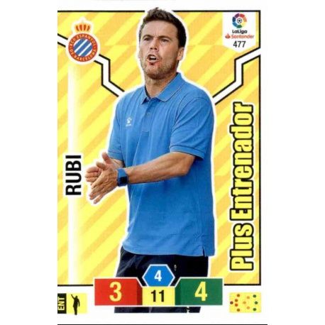 Rubi Plus Entrenador 477 Adrenalyn XL La Liga Santander 2018-19