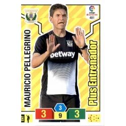 Mauricio Pellegrino Plus Entrenador 481 Adrenalyn XL La Liga Santander 2018-19