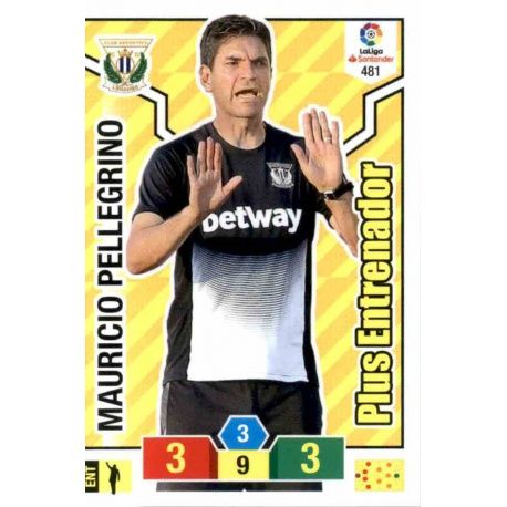 Mauricio Pellegrino Plus Entrenador 481 Adrenalyn XL La Liga Santander 2018-19