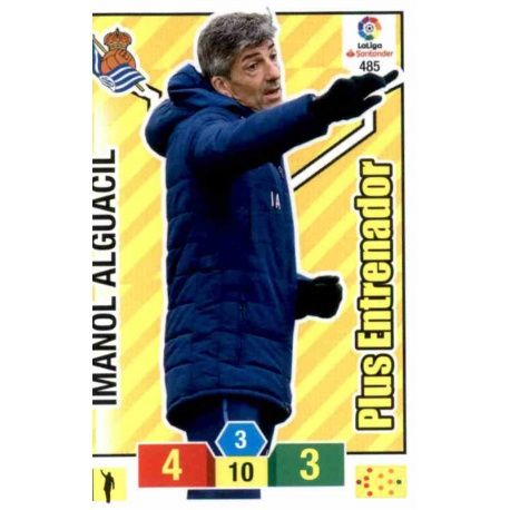 Imanol Alguacil Plus Entrenador 485 Adrenalyn XL La Liga Santander 2018-19