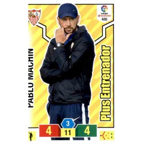 Pablo Machín Plus Entrenador 486 Adrenalyn XL La Liga Santander 2018-19