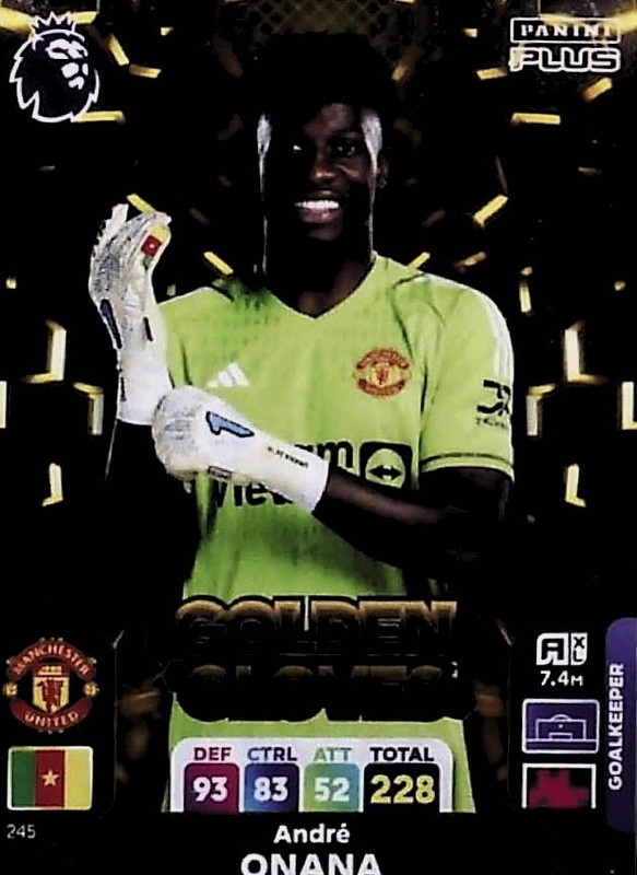 Sale Cards André Onana Golden Gloves Manchester United Adrenalyn XL Premier  League Plus 2024