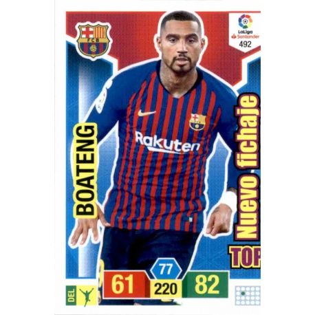 Boateng Top Nuevo Fichaje 492 Adrenalyn XL La Liga Santander 2018-19