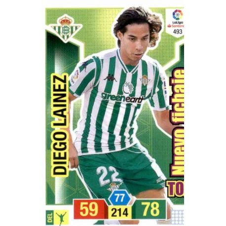 Trading Cards Diego Lainez Betis Update 2018-19