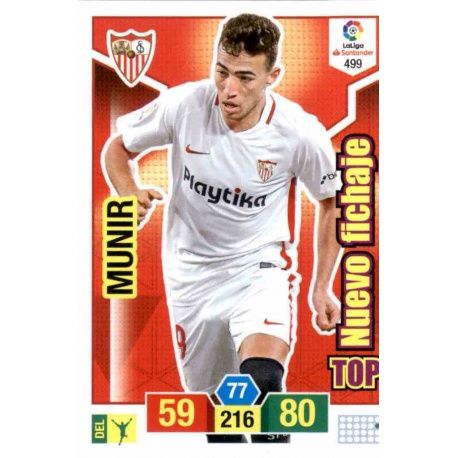 Munir Top Nuevo Fichaje 499 Adrenalyn XL La Liga Santander 2018-19