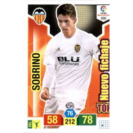 Sobrino Top Nuevo Fichaje 500 Adrenalyn XL La Liga Santander 2018-19